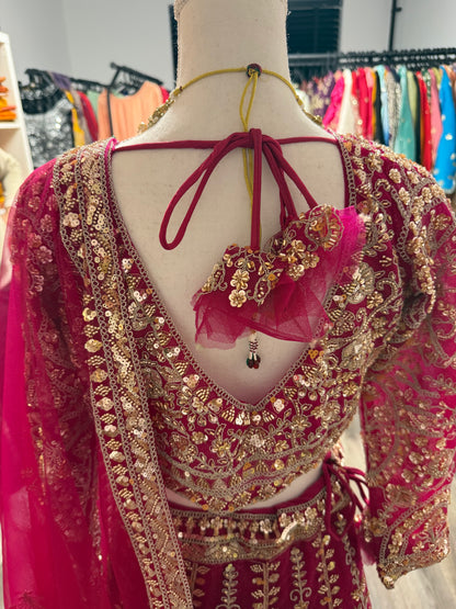 Kavya Fully Stitched Pink