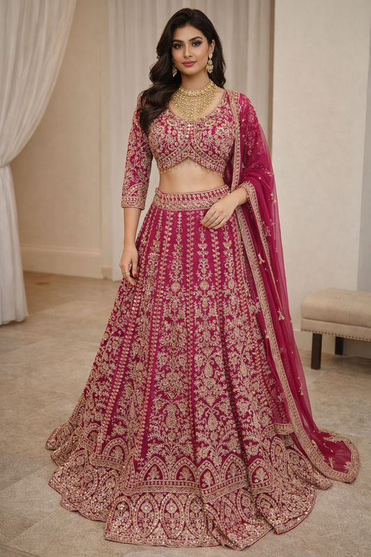 Kavya Fully Stitched Pink