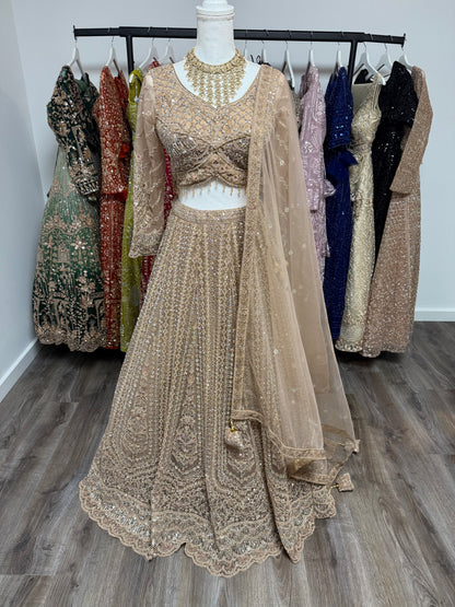 Avni Fully Stitched Beige