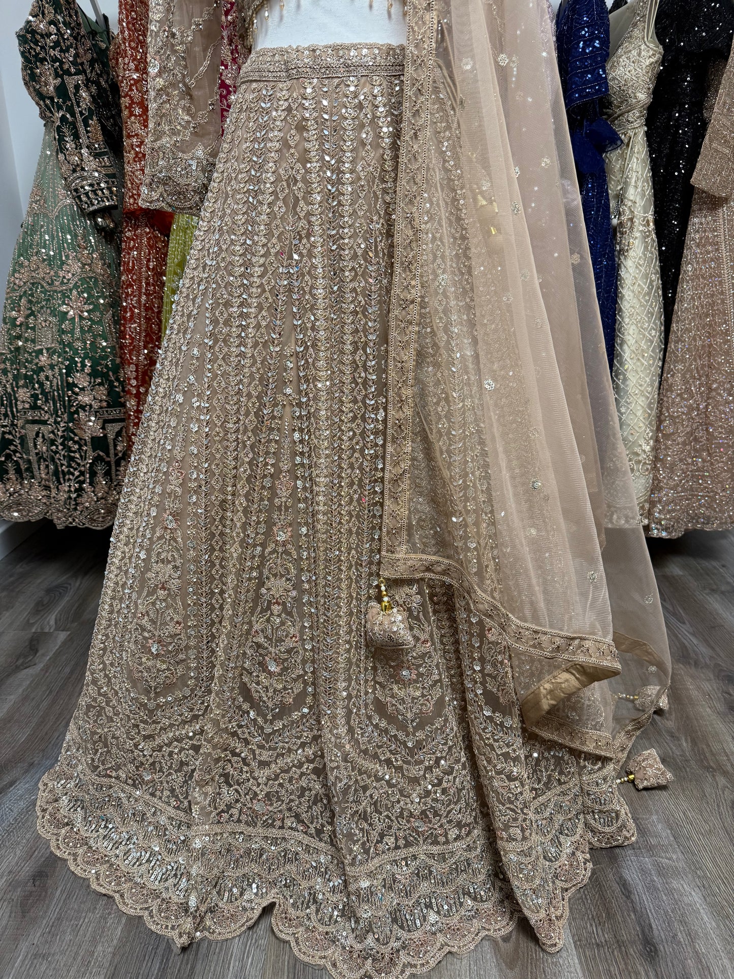 Avni Fully Stitched Beige