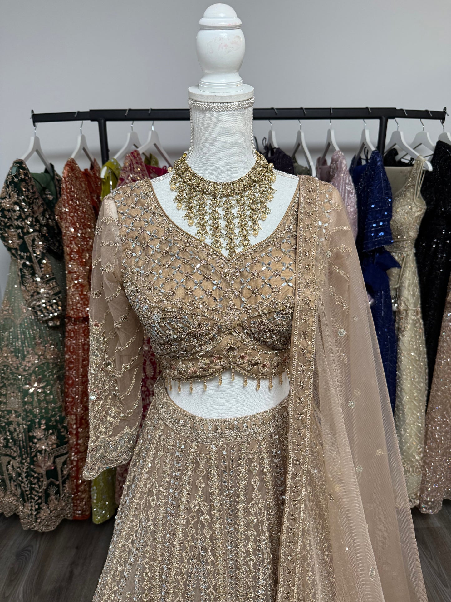 Avni Fully Stitched Beige