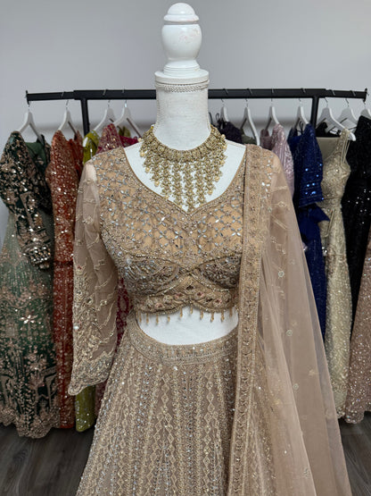 Avni Fully Stitched Beige