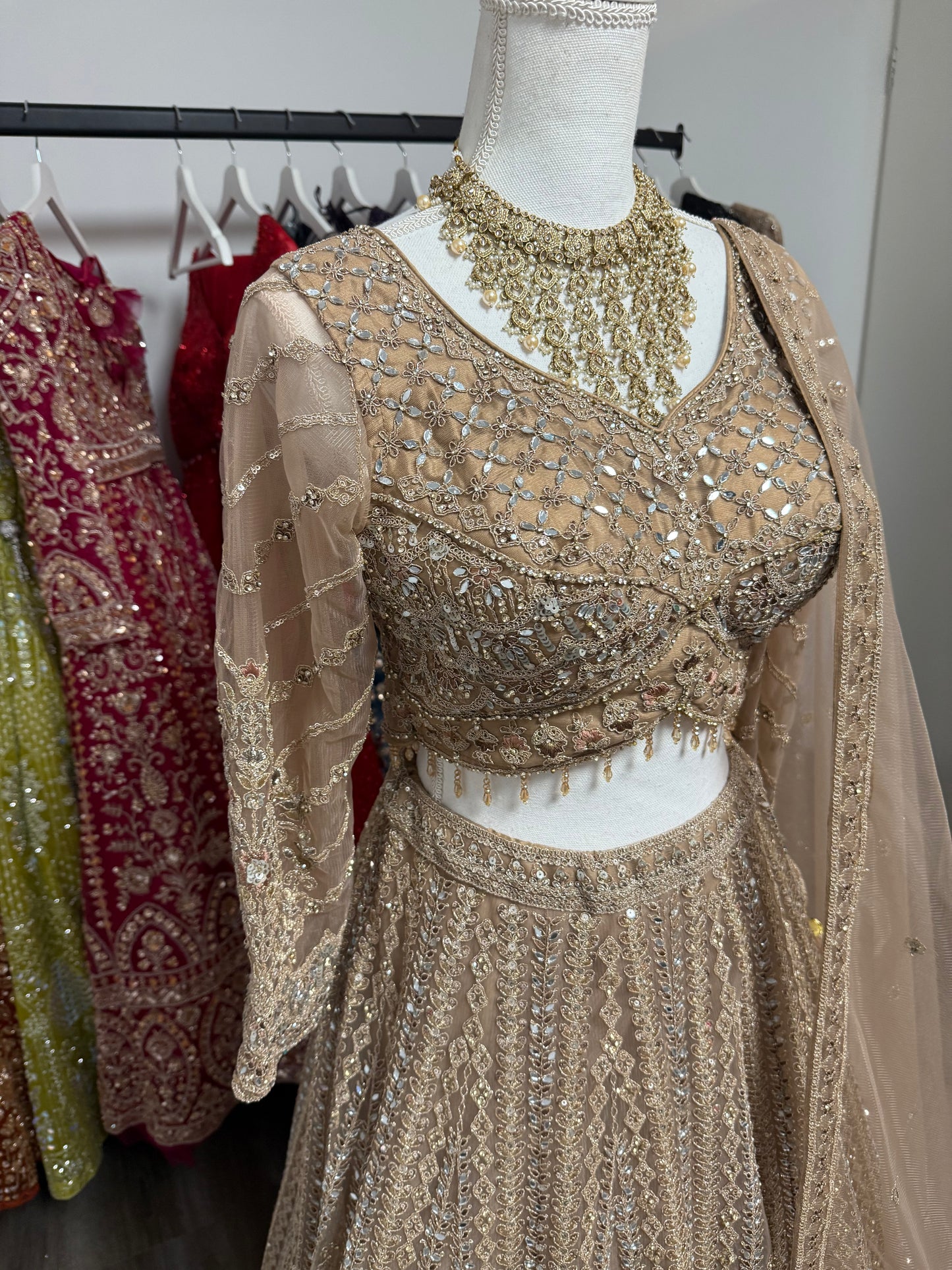 Avni Fully Stitched Beige