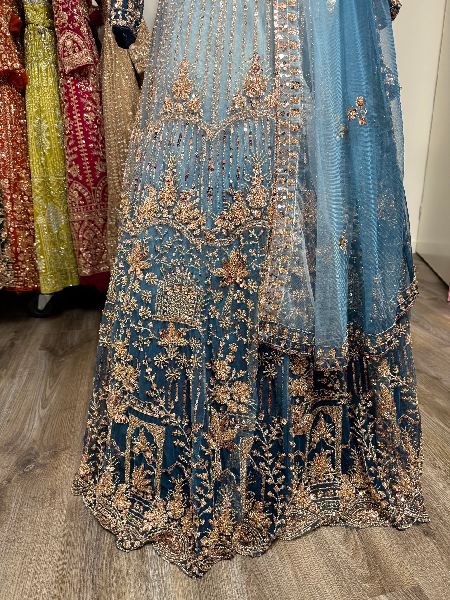 Trisha Fully Stitched Blue
