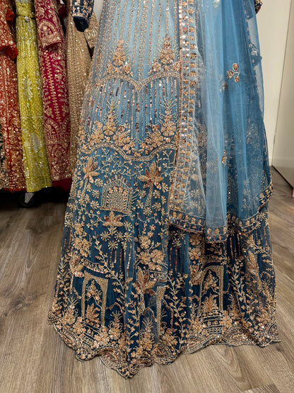 Trisha Fully Stitched Blue