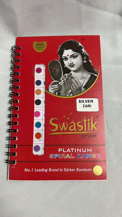 Bindi Book Silver Zari