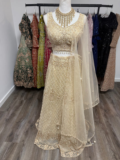 Inaya Fully Stitched Beige