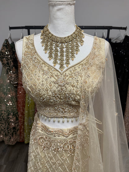Inaya Fully Stitched Beige
