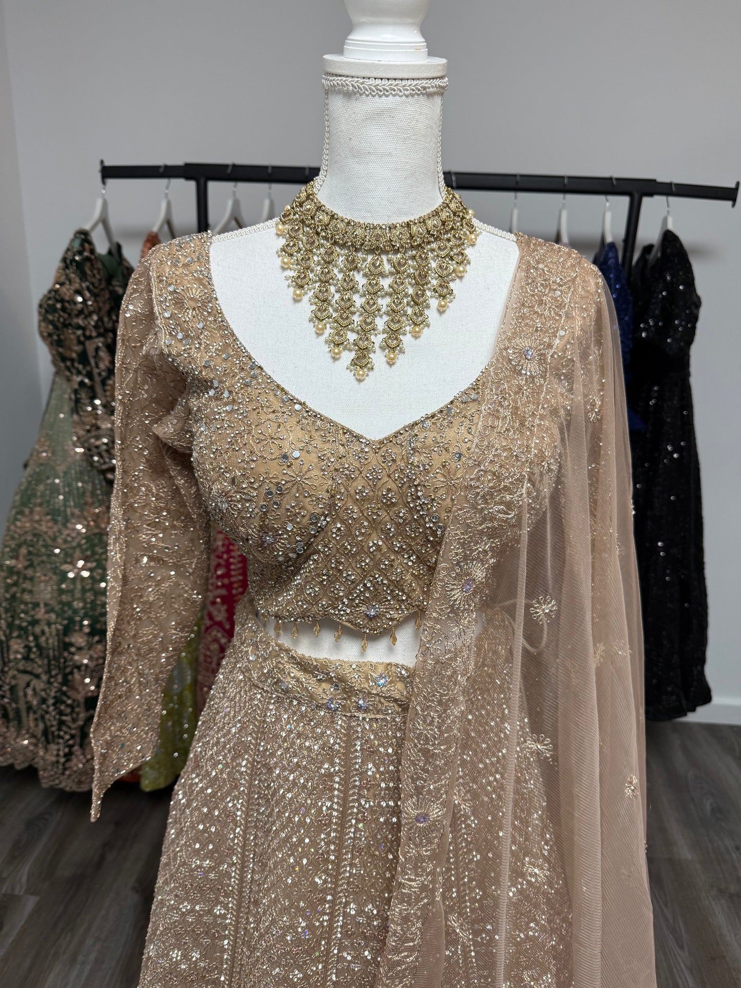 Anaya Fully Stitched Beige