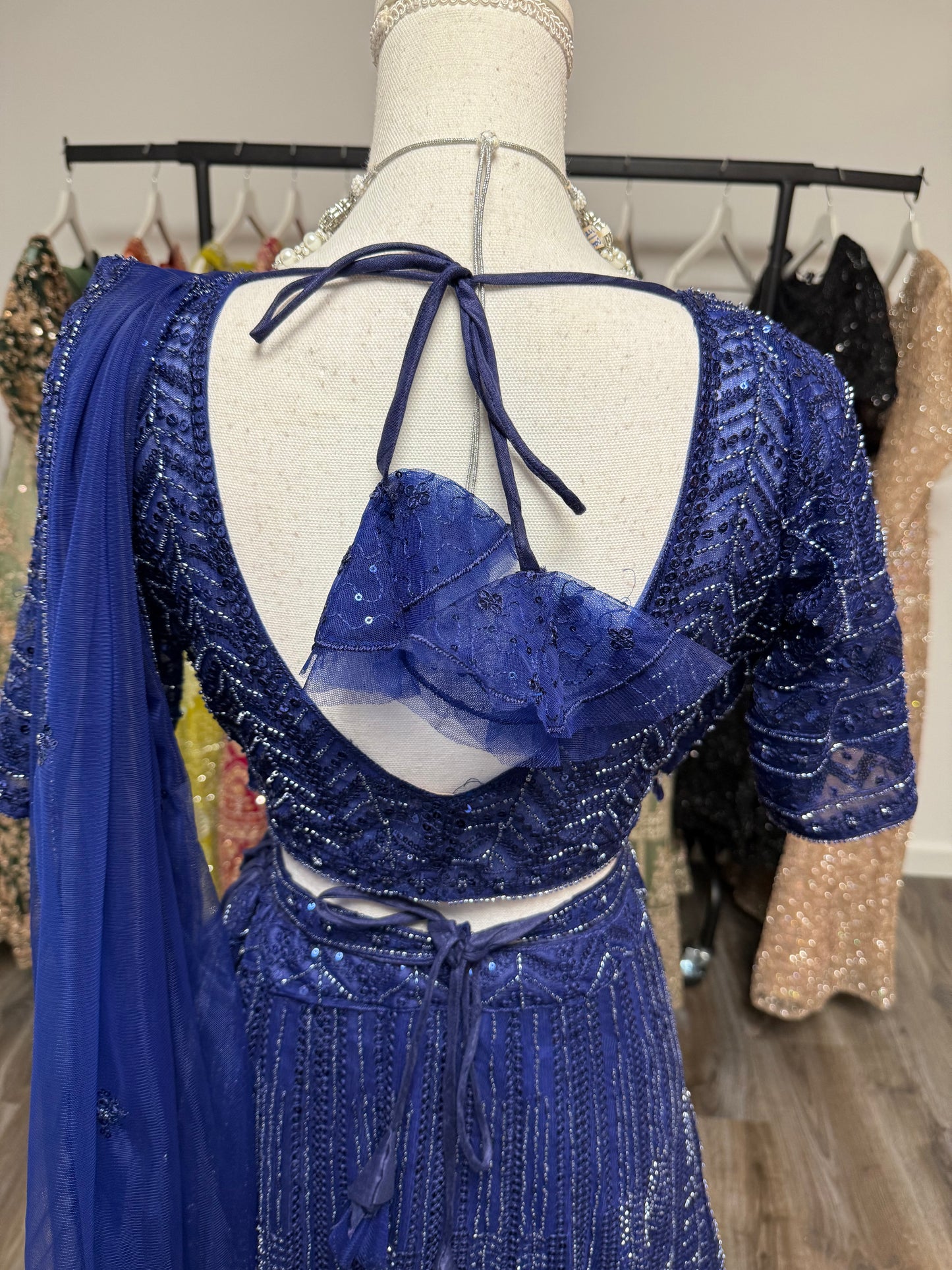 Navya Fully Stitched Blue