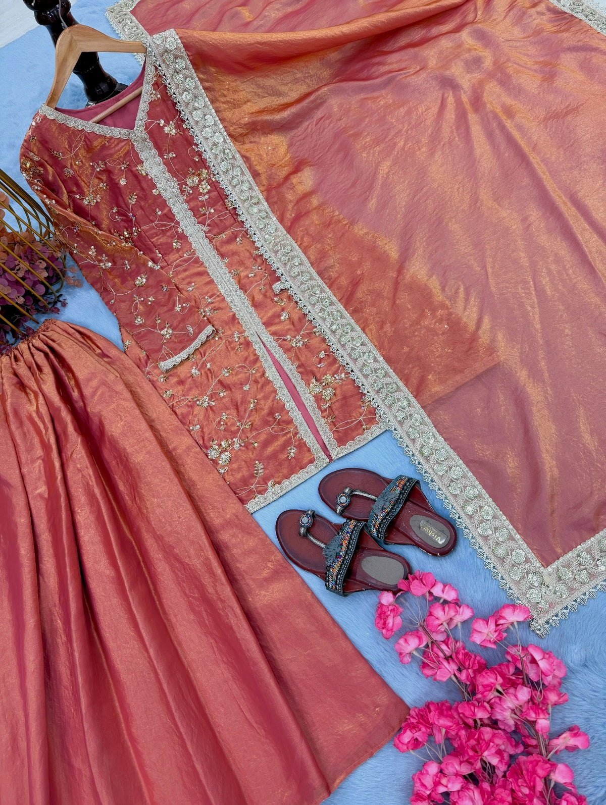 Ziva Sharara Peach