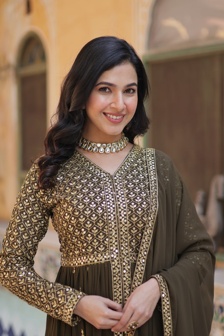 Yasmin Anarkali Green