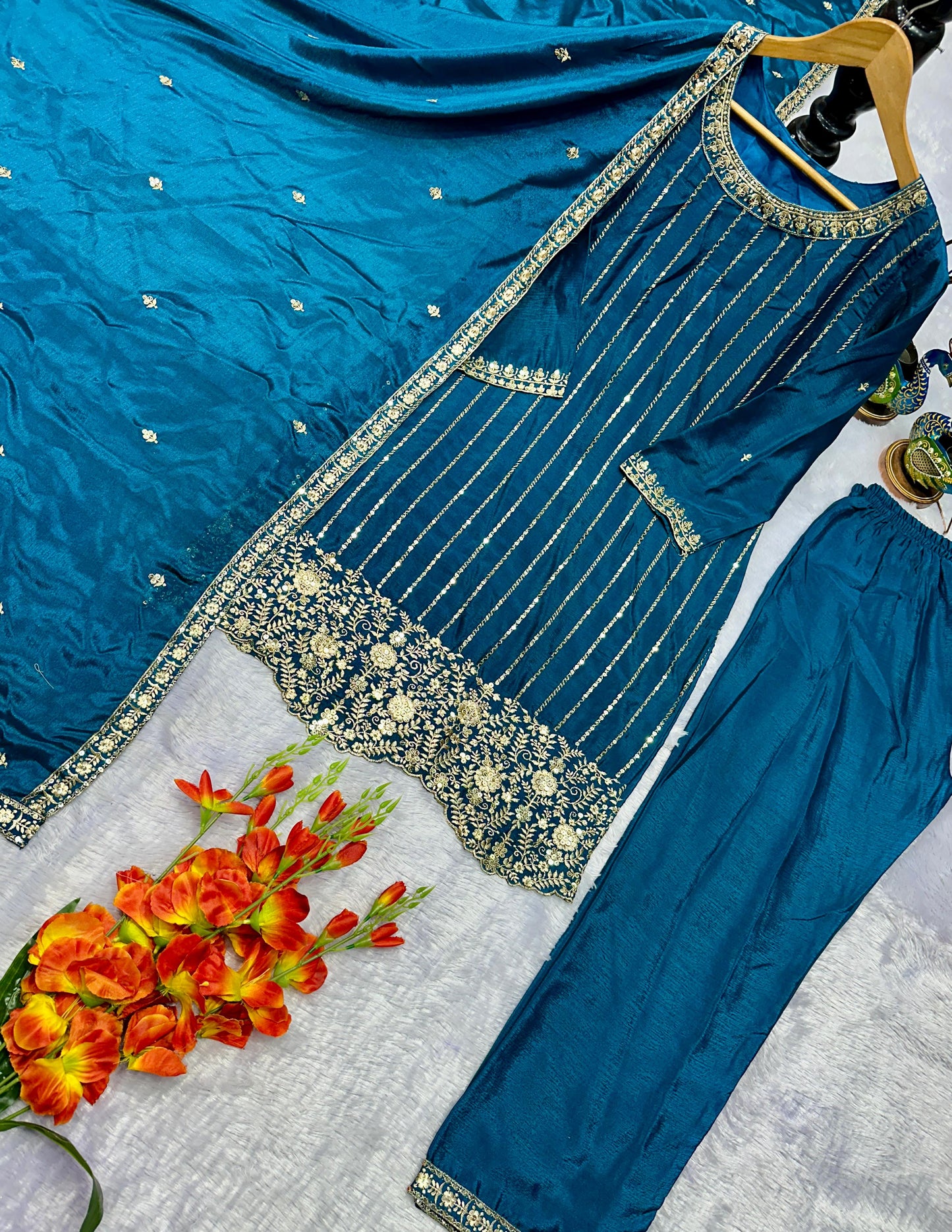 Noorani Salwar Blue