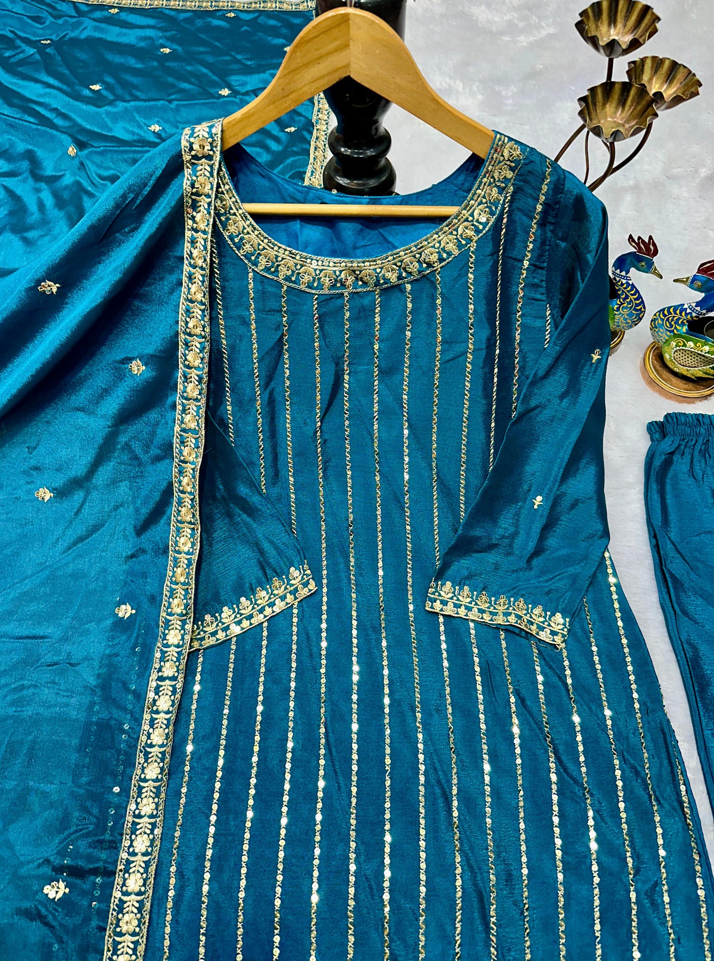 Noorani Salwar Blue