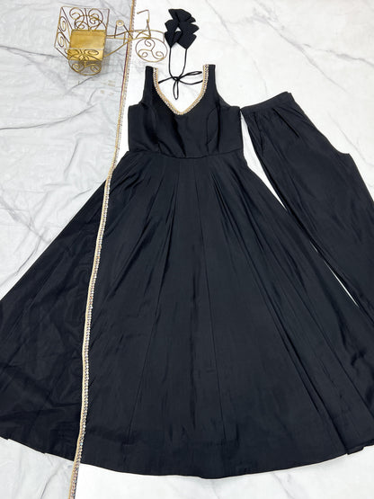 Inaya Anarkali Black
