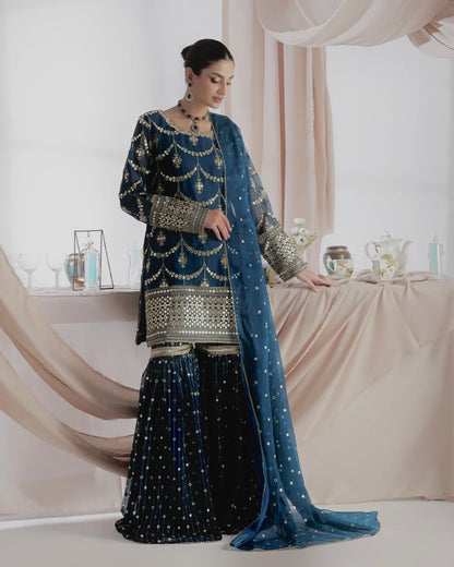 Moonlight Sharara Blue