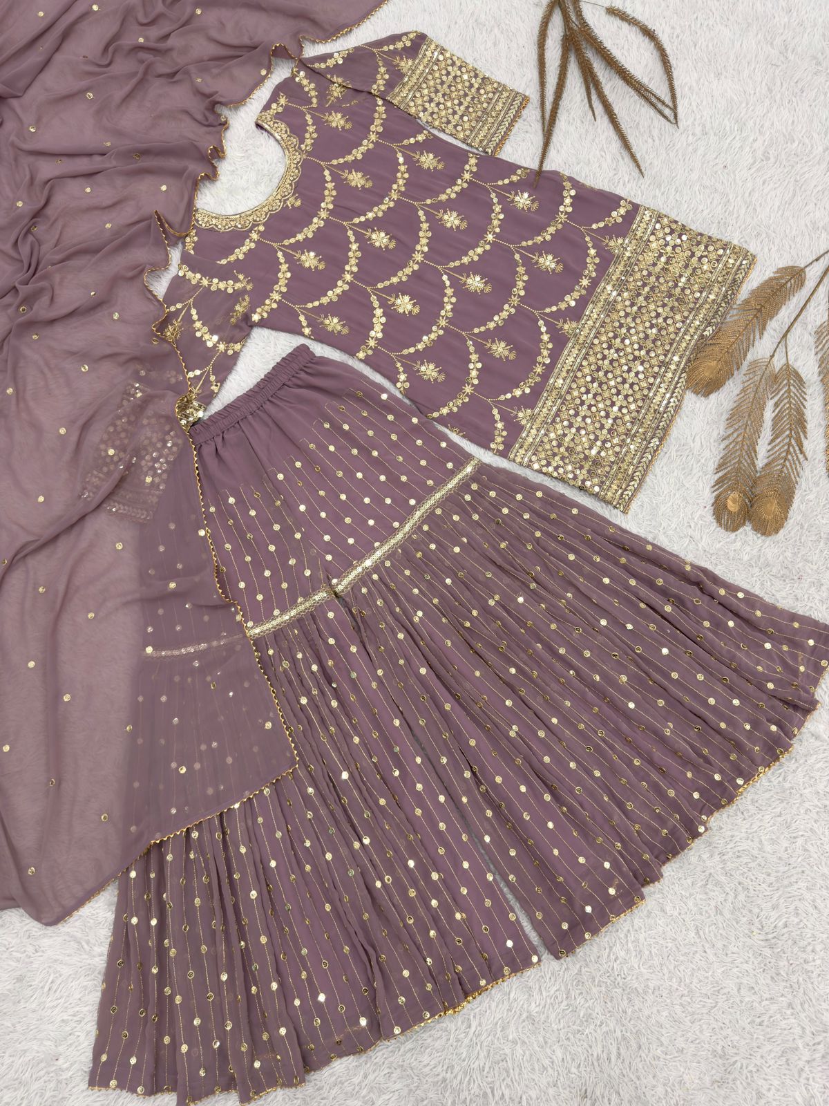 Moonlight Sharara Purple