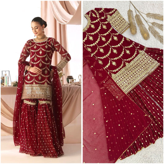 Moonlight Sharara Red