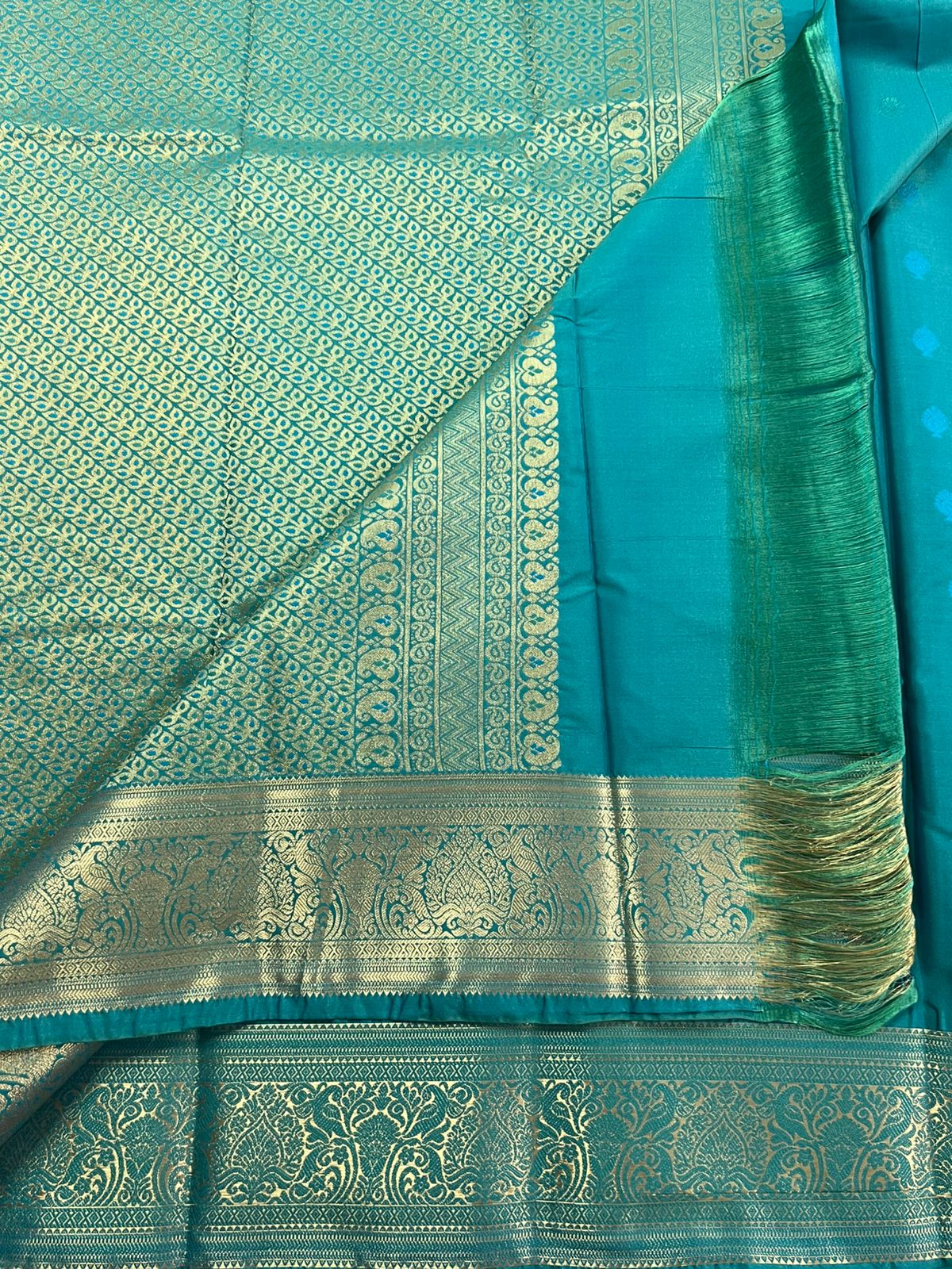 Blue Semi Kanchipuram 09