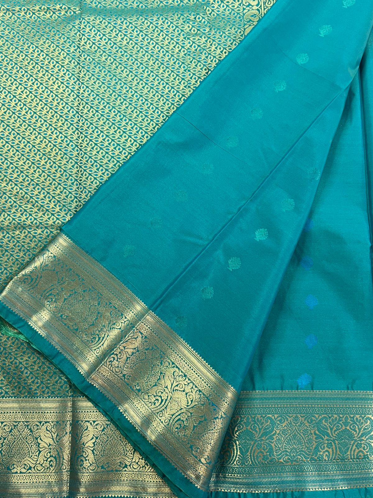 Blue Semi Kanchipuram 09