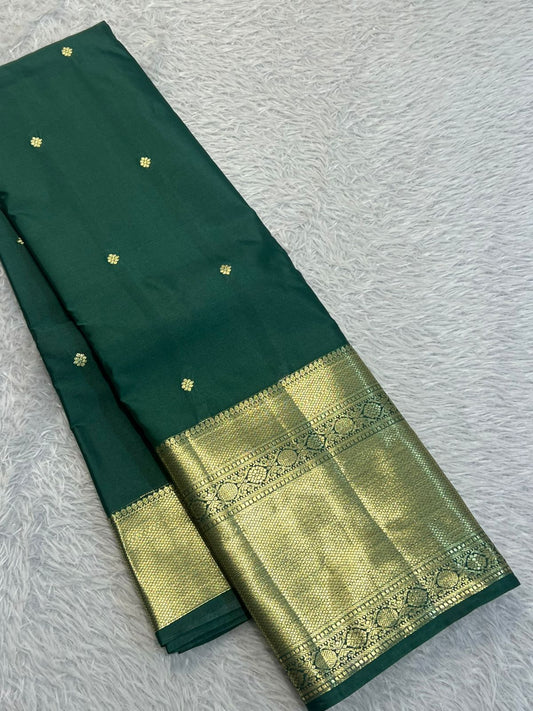 Green Semi Kanchipuram 04