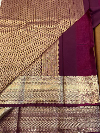 Purple Semi Kanchipuram 06