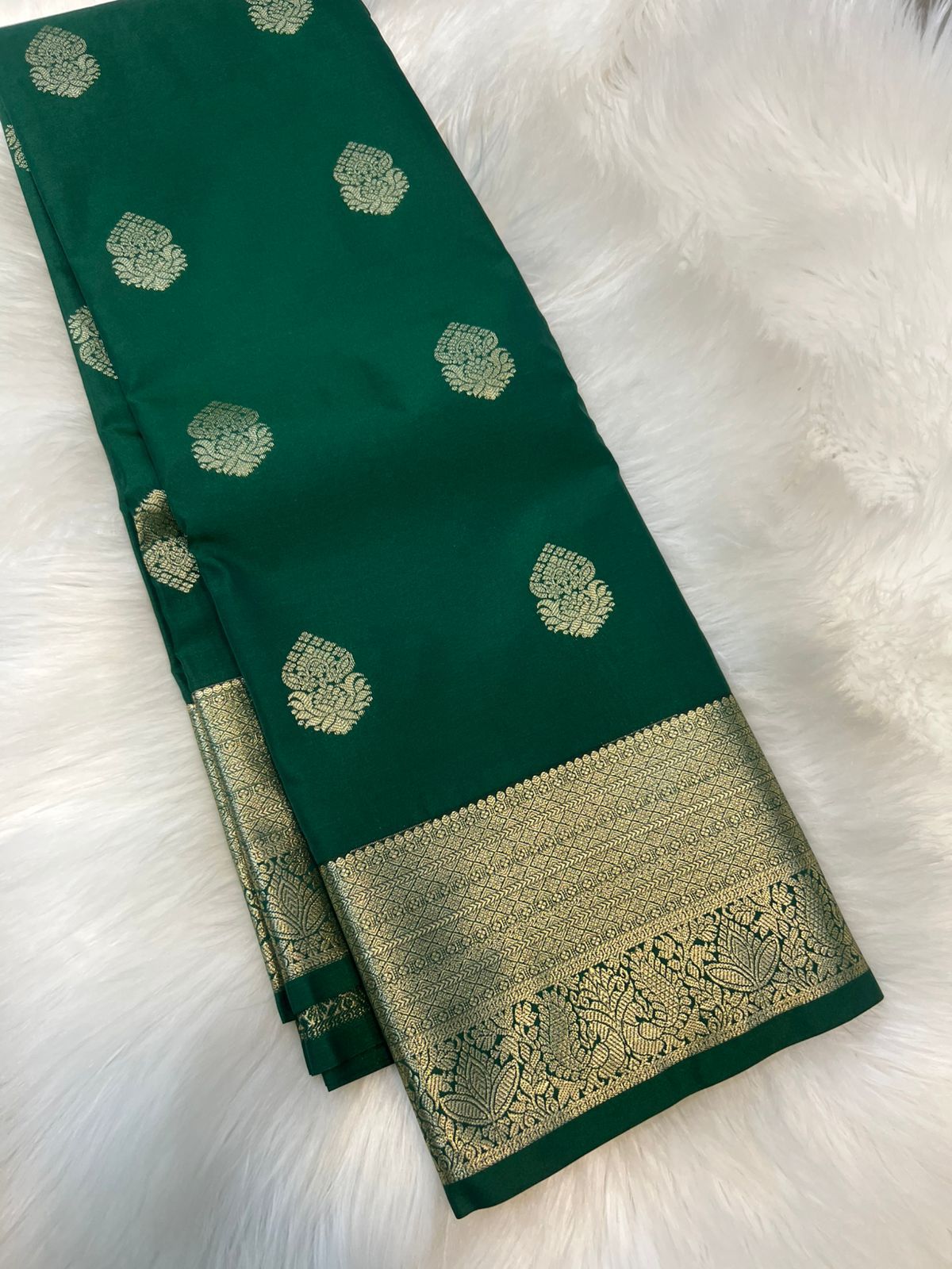 Green Semi Kanchipuram 14