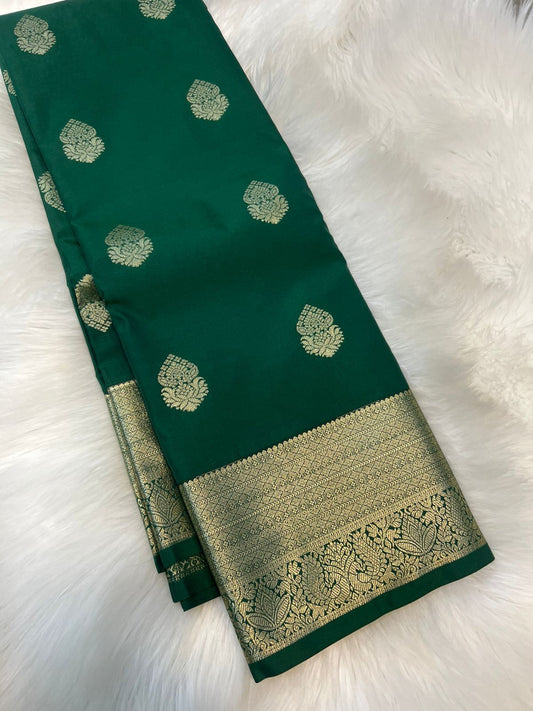 Green Semi Kanchipuram 14