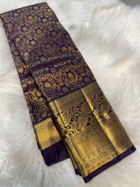 Blue Semi Kanchipuram 02