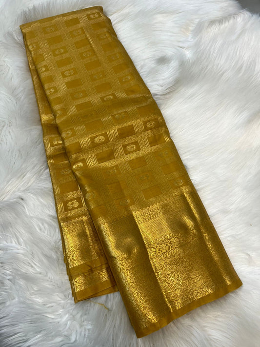 Gold Semi Kanchipuram 16