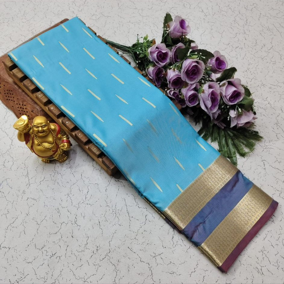 Silk Saree Blue 35