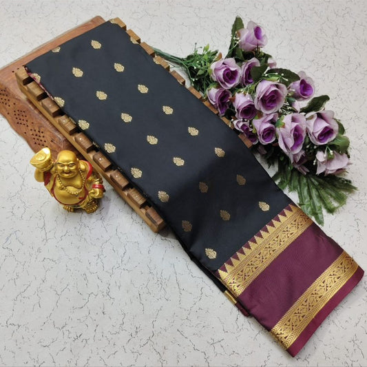Silk Saree Black 31