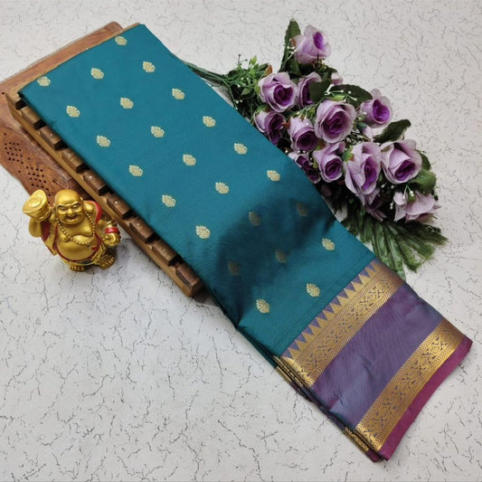 Silk Saree Blue 25