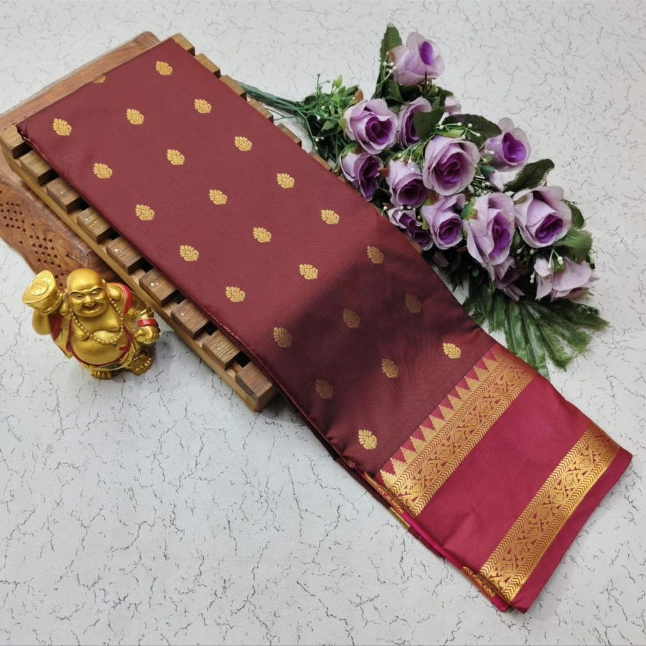 Silk Saree Maroon 24