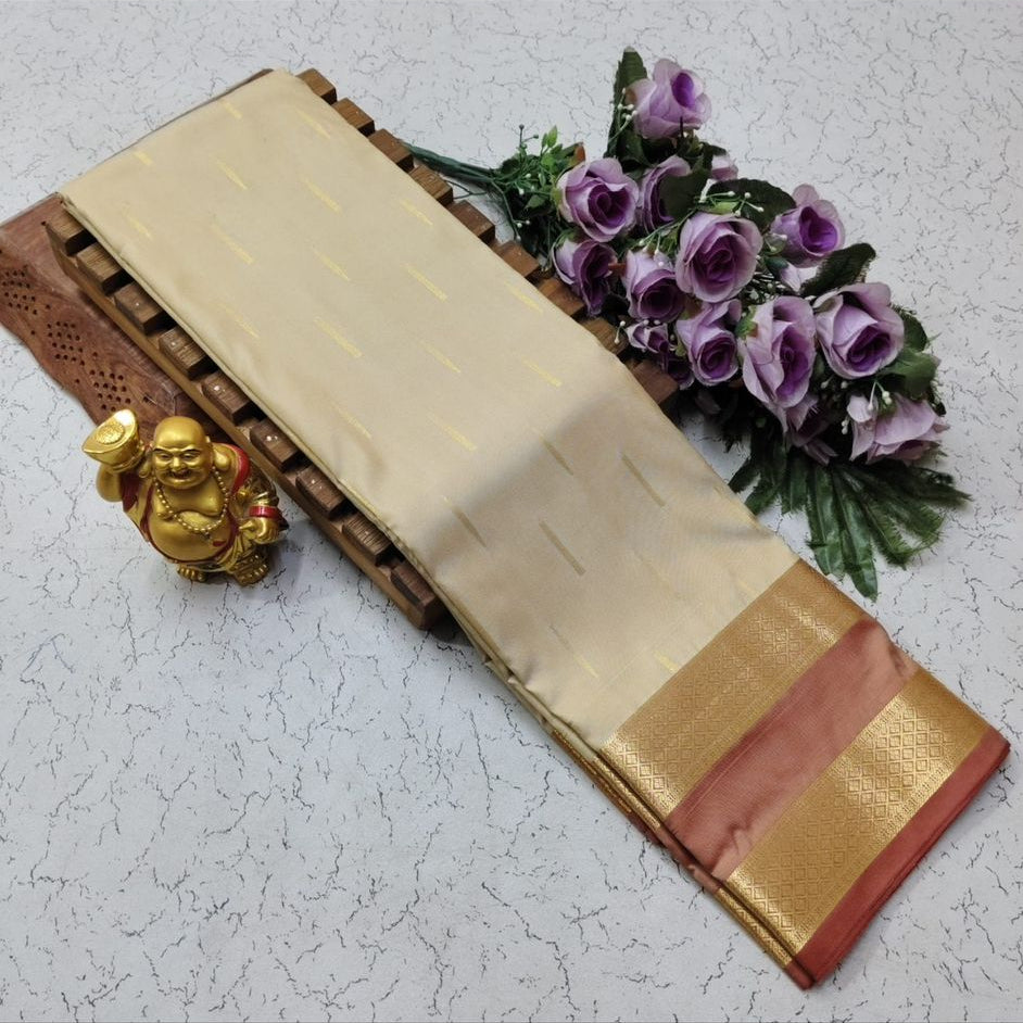 Silk Saree Beige 36