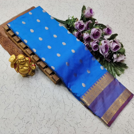 Silk Saree Blue 32