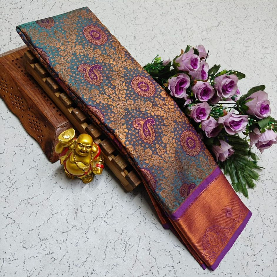 Silk Saree Blue 42