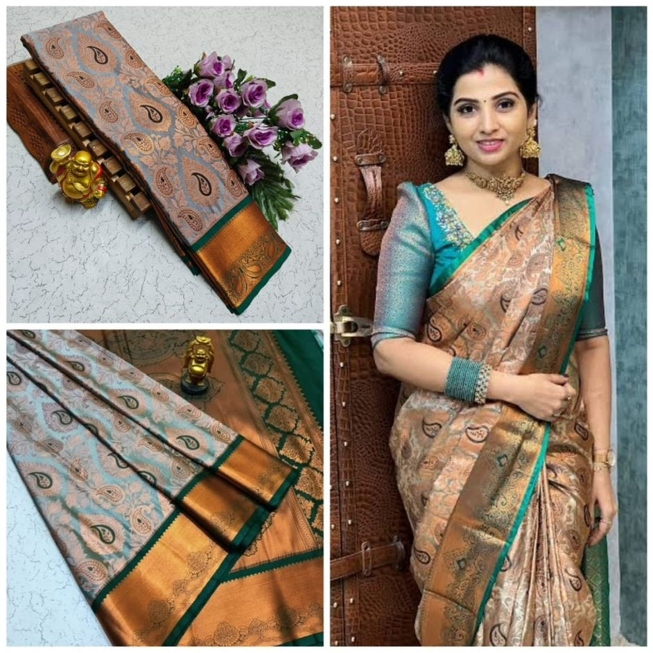 Silk Saree Green 30
