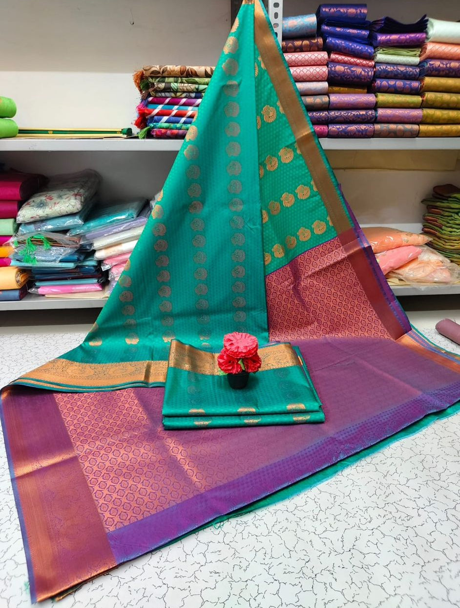 Silk Saree Green 52