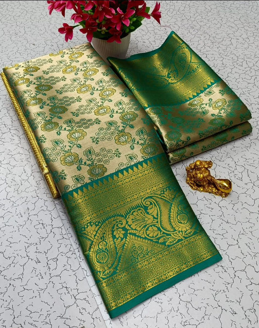 Silk Saree Green 34