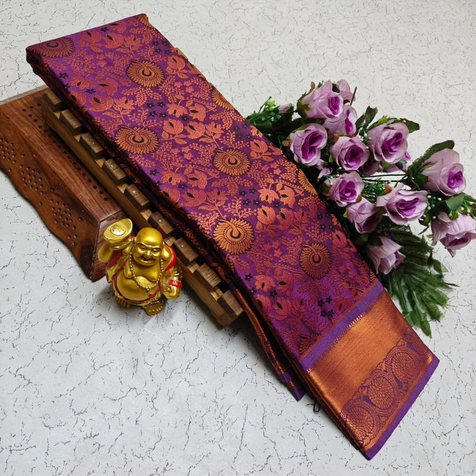 Silk Saree Purple 48