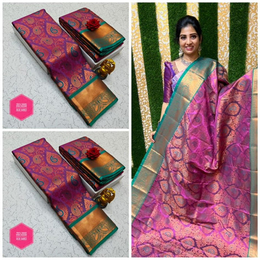 Silk Saree Purple 29