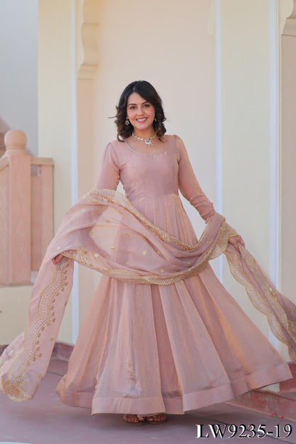 Chand Anarkali Beige