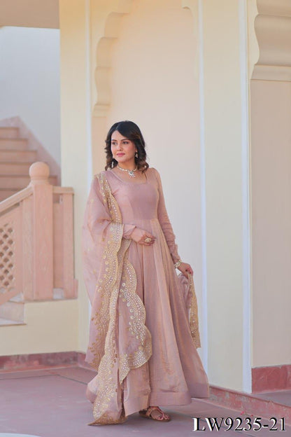 Chand Anarkali Beige