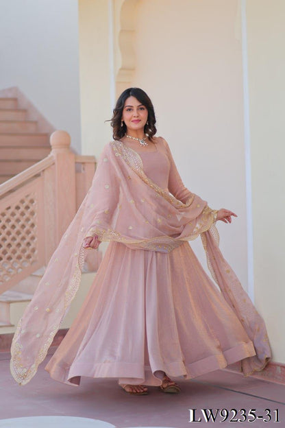 Chand Anarkali Beige