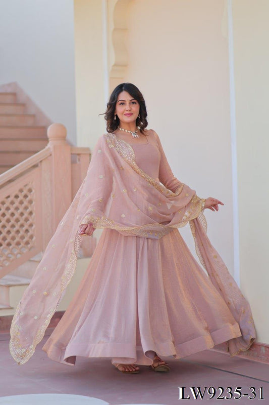 Chand Anarkali Beige