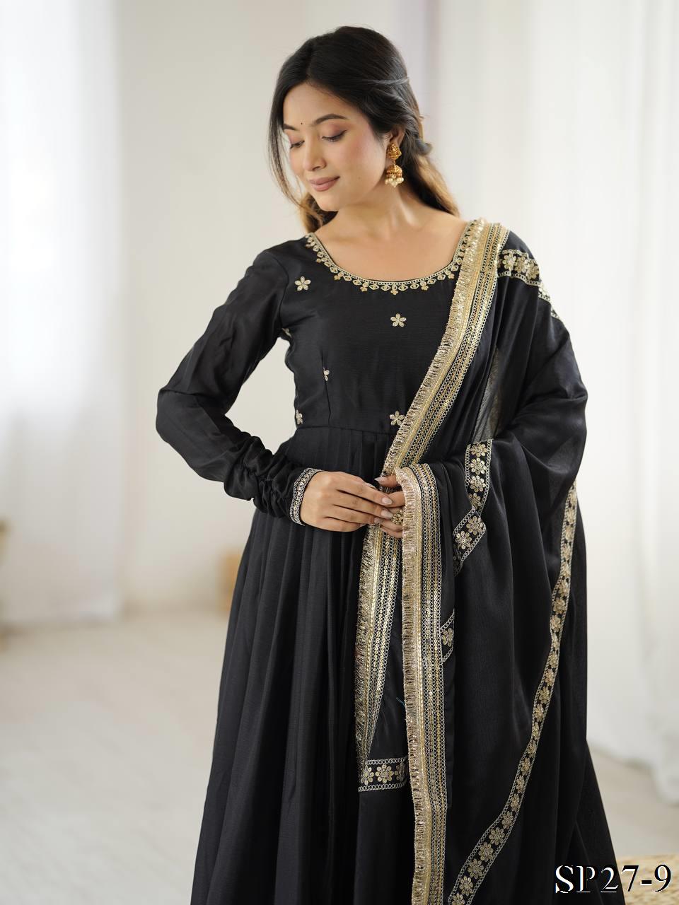 Zoya Anarkali Black