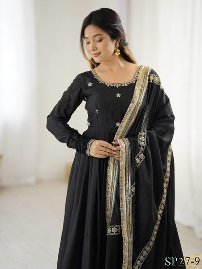 Zoya Anarkali Black