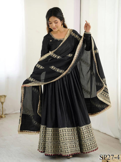 Zoya Anarkali Black