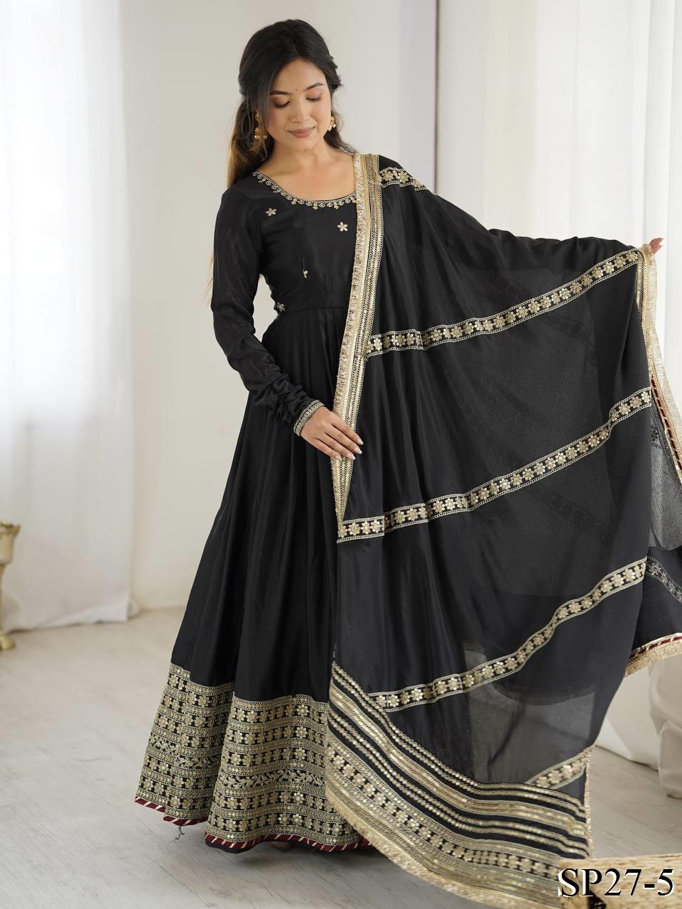 Zoya Anarkali Black